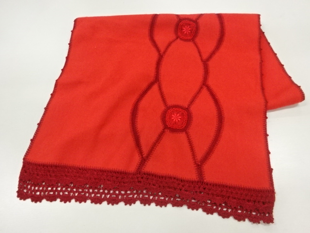 レース花模様ショール